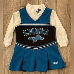 Infant Detroit Lions cheerleader outfit 
Hi size 12 months